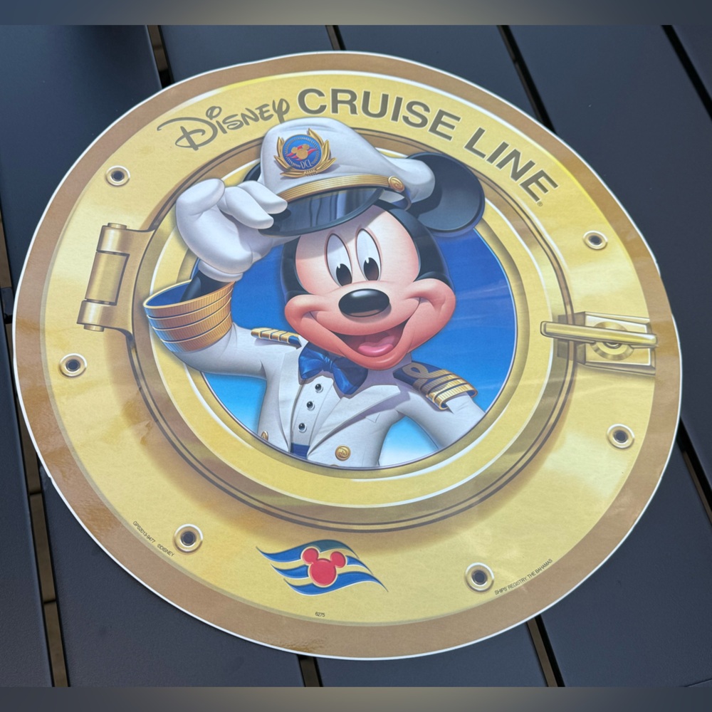 Disney Cruise Line Captain Mickey 15” Wall Sticker